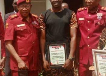 Osun Amotekun officer Olawuyi bags distinguished merit award in fight against crime