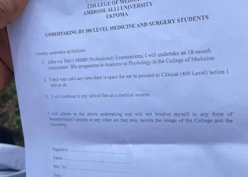 Varsity asked medical students to sign undertaking to wait for available space to continue their course