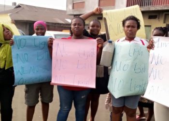 Our husbands don’t touch us at night, Rivers women protest blackout