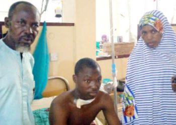 Man stabbed for playing football in street